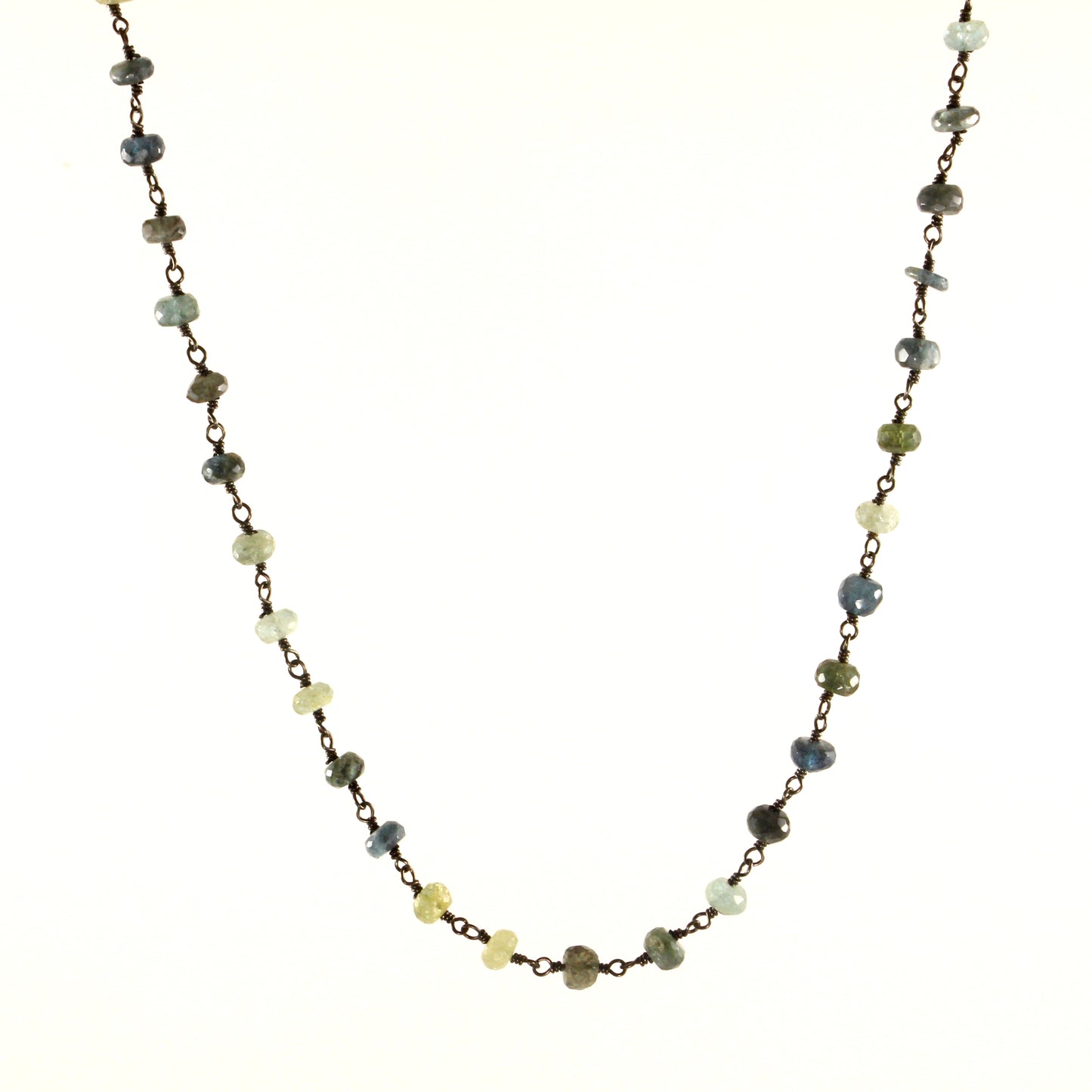 Moss Aquamarine Chain Necklace